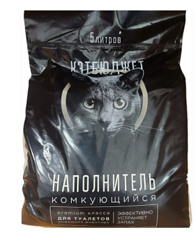 Ь Наполнитель НКТ "КЭТБЮДЖЕТ" комкующийся, 5л