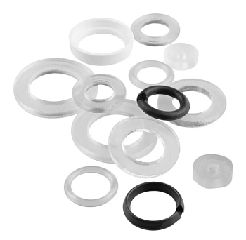 Набор прокладок для смесителя Сантехник № 2 (силикон), MP-У