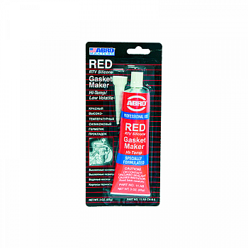 Герметик прокладок ABRO MASTERS высокотемпер. (красный) 85гр