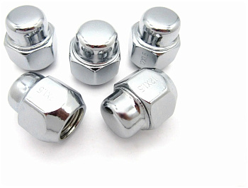 Гайка на колесо 12х1,5 (закрытая) высота 27мм Гайка на колесо 12х1,5 (закрытая) высота 27мм