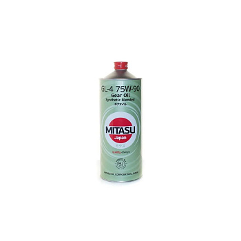 Масло трансмиссионное MITASU GEAR OIL GL-5 75W-90 1л синтетическое Япония