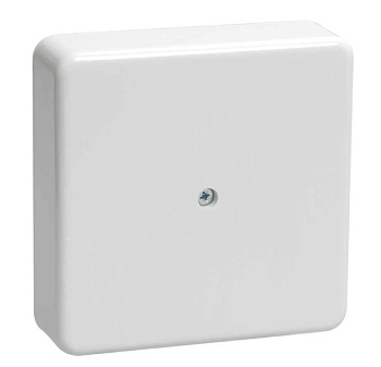 Коробка распаячная ОП КМ 75х75х20 бел. IEK UKO10-075-075-020-K01-E
