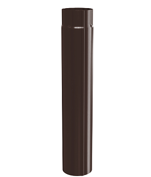 Труба водосточная Foramina PUR D100х3000 (PUR_Д-01- 8017\8017-0.5) коричневый