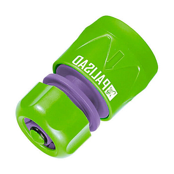 Соединитель пластмассовый быстросъемный для шланга 1/2", аквастоп PALISAD