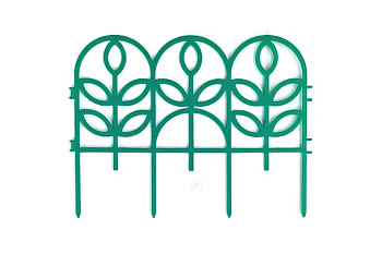 Заборчик декор.ажурный пластик "Флора" 3м