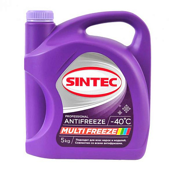 Антифриз SINTEC MULTI FREEZE 5кг 