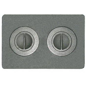 Плита печная П-2-2 (300х500) (340х510) Литком