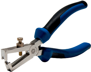 Клещи для снятия изоляции КОБАЛЬТ 160 мм, CR-V