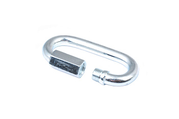 Карабин винт. 10мм (белый цинк 1шт)