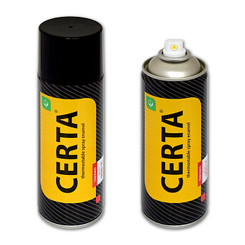 Эмаль термостойкая "Церта" антикор. серебристый до 700C аэроз. 270гр