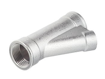 Тройник косой Valtec, для гильзы под погружной датчик 1"х1/2"