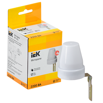 Фотореле ФР 601 2200ВА IP44 сер. IEK LFR20-601-2200-003