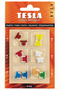 Набор флажковых предохранителей ТЕСЛА
