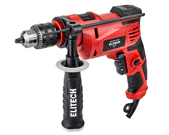 Дрель ударная ELITECH ДУ 060РЭ 650Вт,ЗВП-13мм,0-3100об/мин
