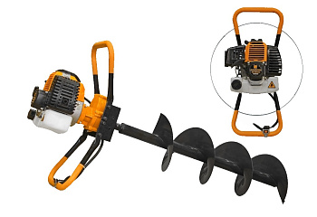 Мотобур CARVER AG- 52/000 без шнека, d пос=20мм, 52см3