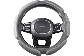 Оплетка SKYWAY Sponge classic 6 подушечек M Серая замша