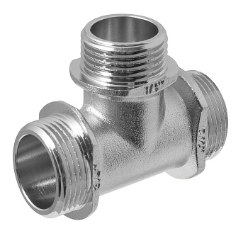 Тройник 3/4" н/н/н с ограничителем MPF, MP-У