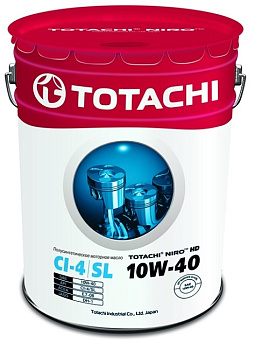 Масло моторное TOTACHI NIRO HD Semi-Synthetic API CI-4/SL 10W40 19л
