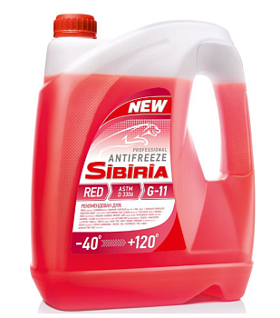 Антифриз SIBIRIA -40 G-11 красный 5кг
