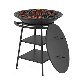 Гриль ((чаша+подставка+плита+решетка+крышка))Fantastic Grill Везувий Ø 700 Гриль ((чаша+подставка+плита+решетка+крышка))Fantastic Grill Везувий Ø 700