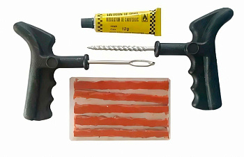 Комплект для ремонта шин (8 шт: шило,рашпиль,клей,рез.жгуты- 5шт) ТМ Nord YADA																				