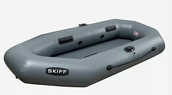 Лодка ПВХ "Skiff-240" гребная 2-местная (серая)