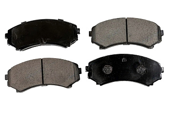 Колодки тормозные, передние (с антискрипной пластиной)