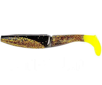 Виброхвост Guru 4,0"/10,16 см Black Sparkles LT 7шт. (HS-30-033) Helios