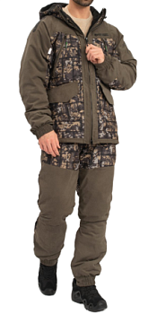 Костюм демисезонный Таймень цвет Хаки ткань Breathable (Размер: 52-54, Рост: 182-188)