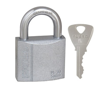 Замок навесной PL-PROTEC-3050 3key (PL-3050) англ. /блистер (26341) (FUARO)