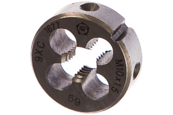 Плашка М 10 х1.5 9ХС ТМ*
