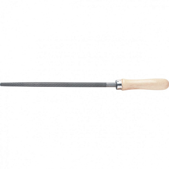 Напильник круглый 200мм  деревянная ручка Сибртех