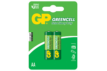Батарейка GP GreenCell 15G AA (2шт)