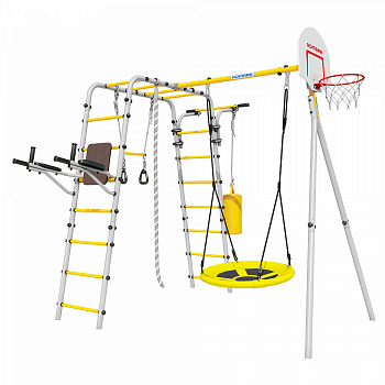 Спорт. комплекс Fitness  (серый желтый ) 103.20.05 ROMANA (4 уп. кор+кор+кор+меш)