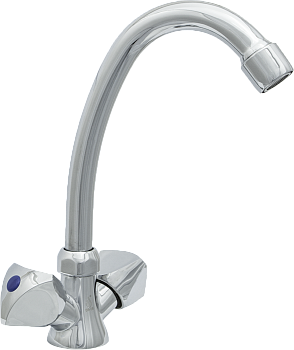 Смеситель елочка ЦС-СМ 25ш К М_Люсия излив круглый излив D18 H-150 мм