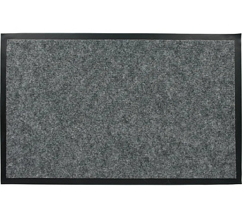 Коврик влаговпитывающий ребристый 50*80см "VORTEX" серый