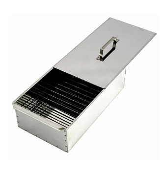 Коптильня Кедр двухъярусная большая (500х270х175, сталь 0,8мм) с поддоном