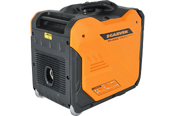 Генератор CARVER  PPG -6500ISE инвертор.(5/5,5кВт,220/12В,1+1 роз.,USB,ATS-порт,дисплей,колеса)12ш/п