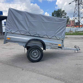 Автомобильный легковой прицеп "Спутник ZN 2013/48" дуги 13/70 тент 2013/70