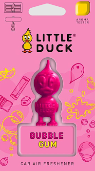 Ароматизатор воздуха 3D - Polymer "LITTLE DUCK"- BUBBLE GUM
