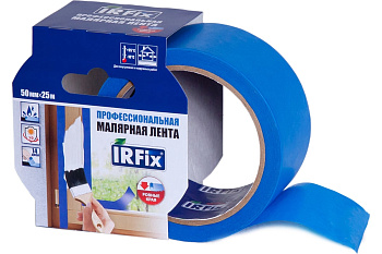 Лента малярная профессиональная синяя 50мм х 25м IRFIX EXTRA