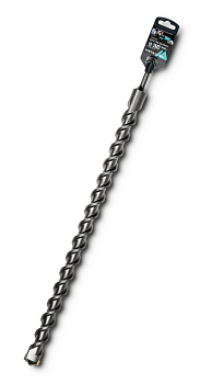 Бур по бетону SDS-plus METALLICA Optima 32 х600/550 мм, напайка с центром, 2 спирали