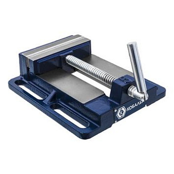 Тиски станочные КОБАЛЬТ ширина губок 125 мм,  захват 128 мм, 4.5 кг