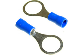 Клемма кольцевая изолированная 10.5мм 1.5-2.5кв.мм (синяя) (НКи 2.5-10) TM Nord YADA																