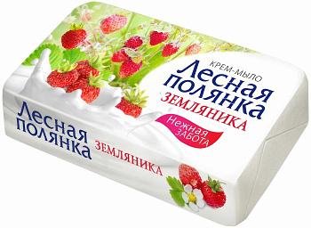 Крем-мыло Лесная полянка Земляника 90гр