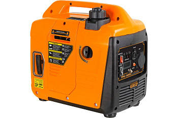 Генератор CARVER  PPG -1400IS инверторный (1,2/1,4 кВт, 220В, USB+Type-C, 1 розетка, дисплей)
