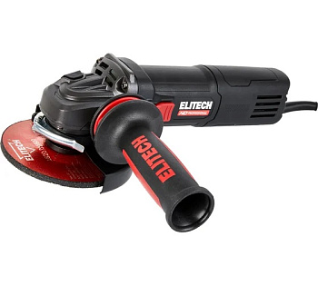 Шлифмашина угловая ELITECH AG 1412E ф125мм,1400Вт,4000-11000об/мин,2.3кг,кор,QUICK-FIX