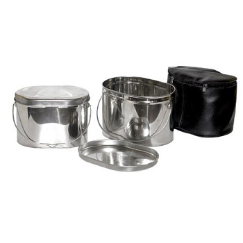 Набор охотника 6 нерж. 3,3л и 4,5л, чехол Набор охотника 6 нерж. 3,3л и 4,5л, чехол