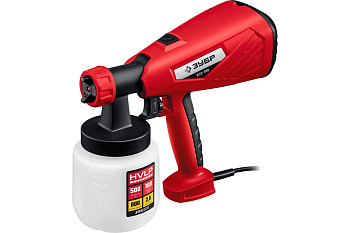 Краскопульт (краскораспылитель) ЗУБР HVLP, 0,8л, краскоперенос 0-800мл/мин,вязкость 100DIN/сек,500Вт