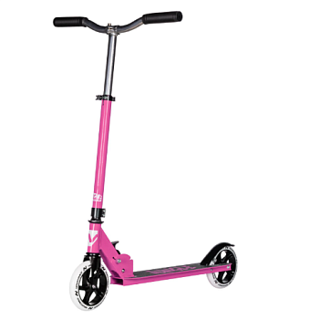 Самокат Novatrack Jungle Alloy,колеса 125 мм,розовый